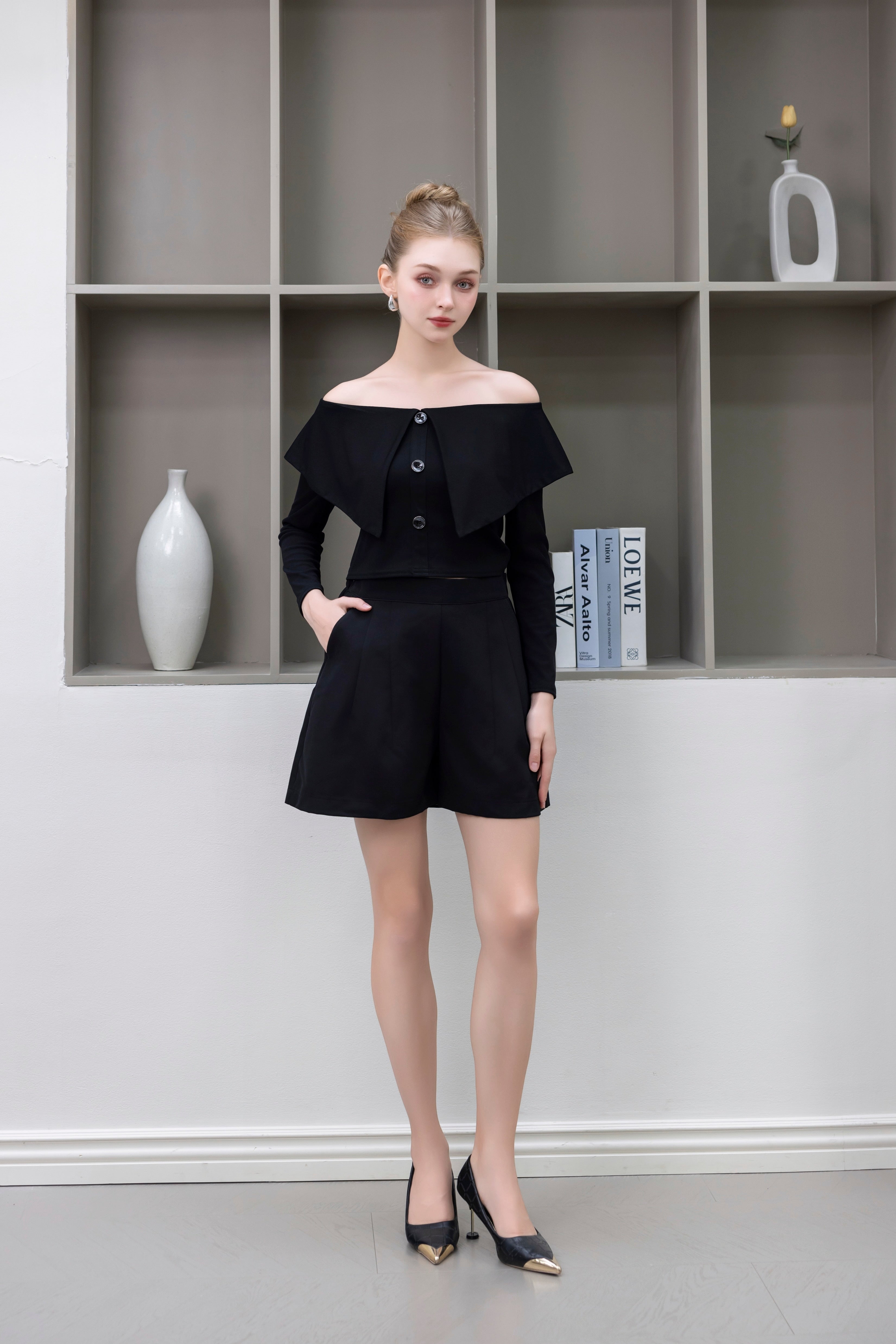Off-Shoulder Sweater
