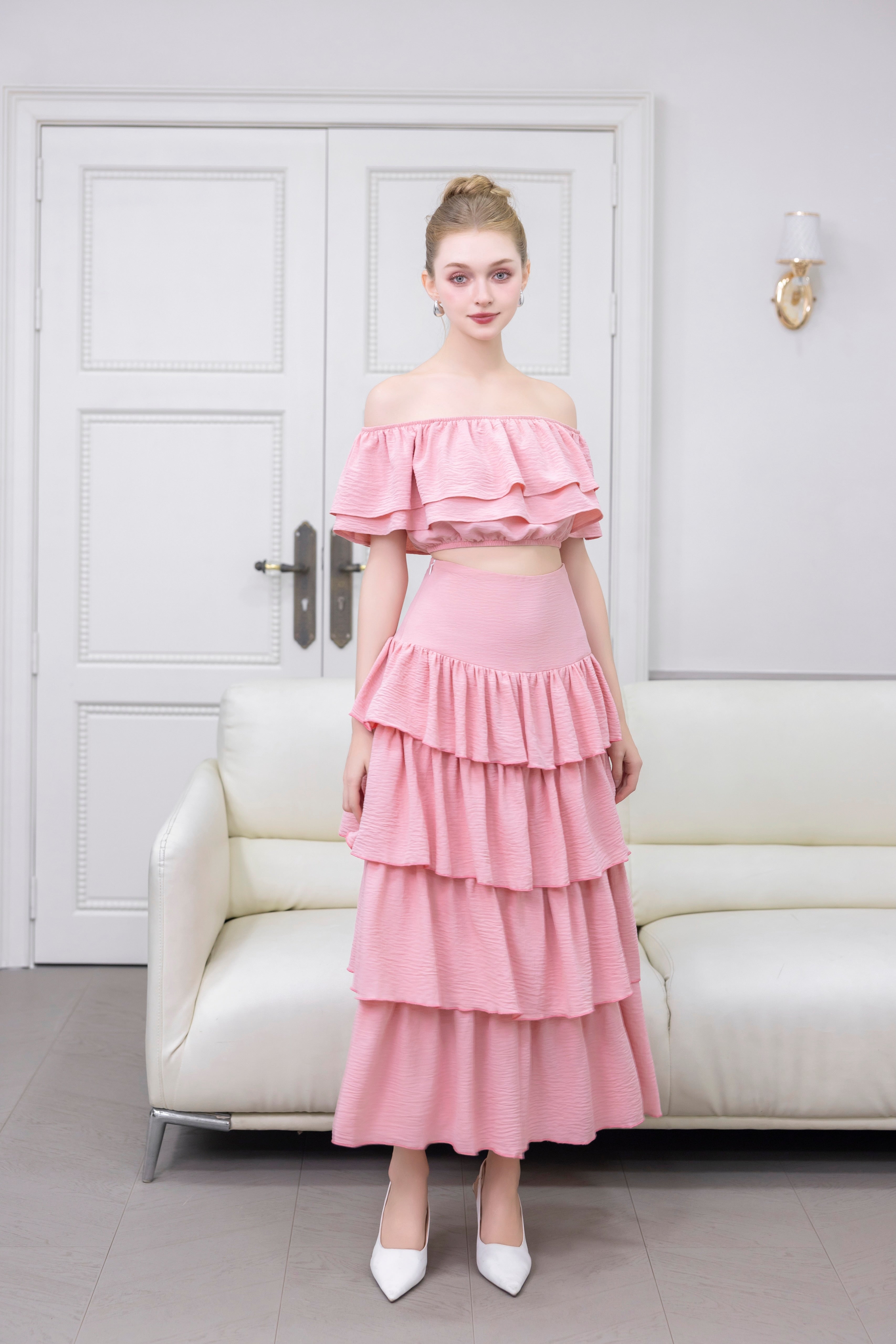 Ensemble Ruffles Chic