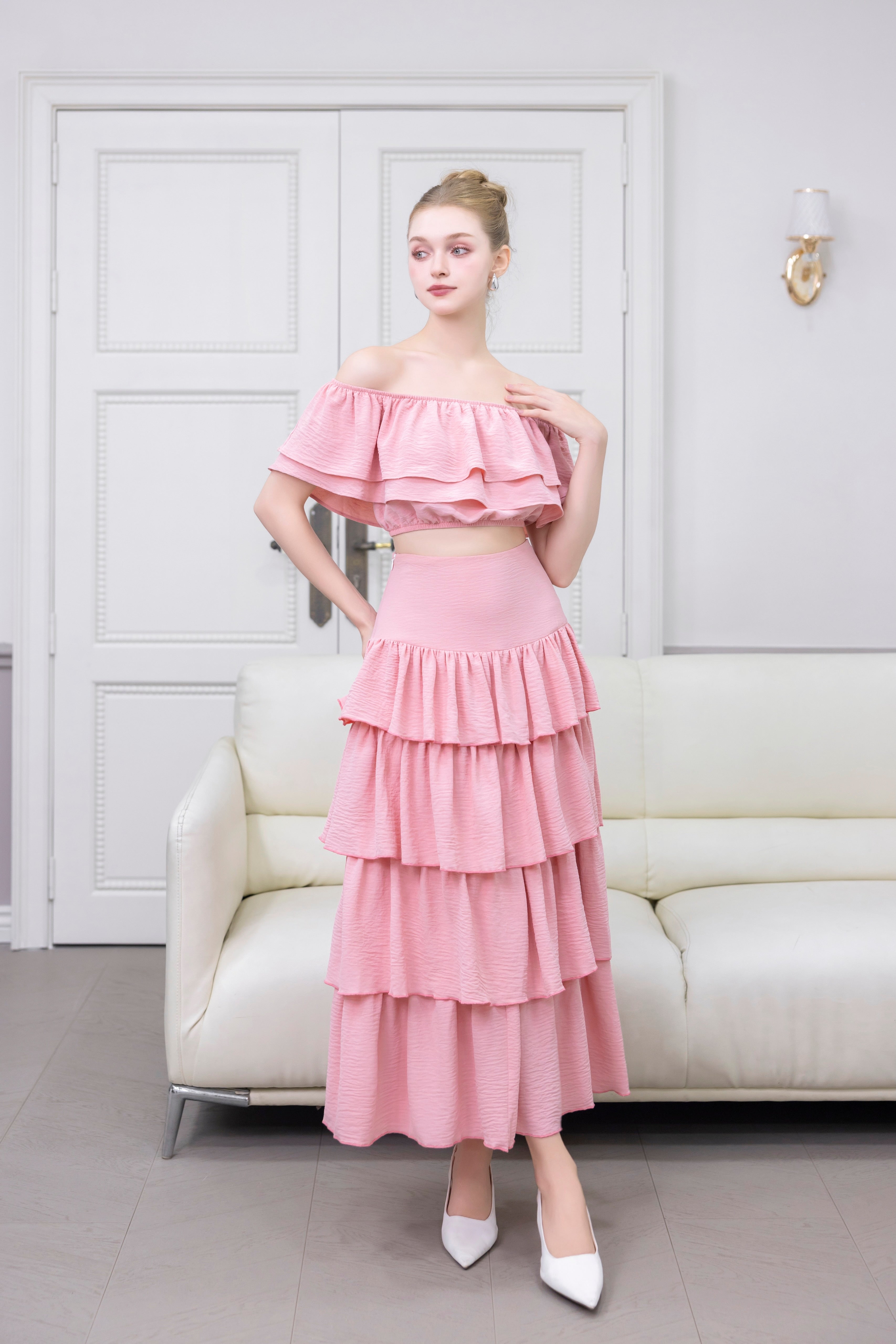 Ensemble Ruffles Chic