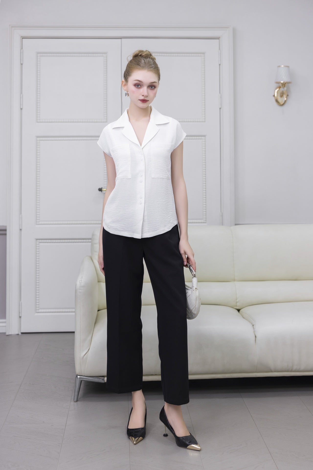Short Sleeve Pure Shirt