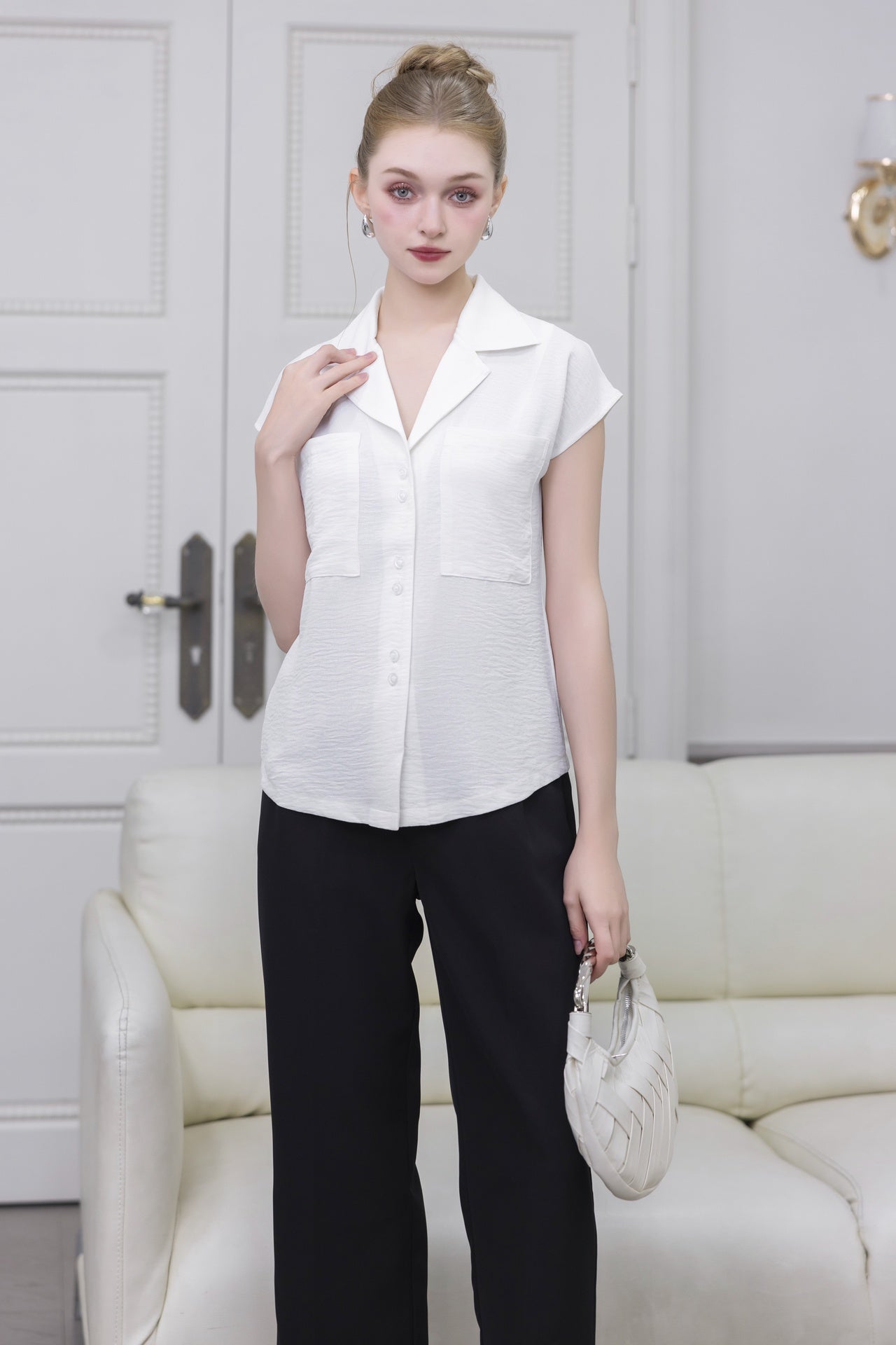 Short Sleeve Pure Shirt
