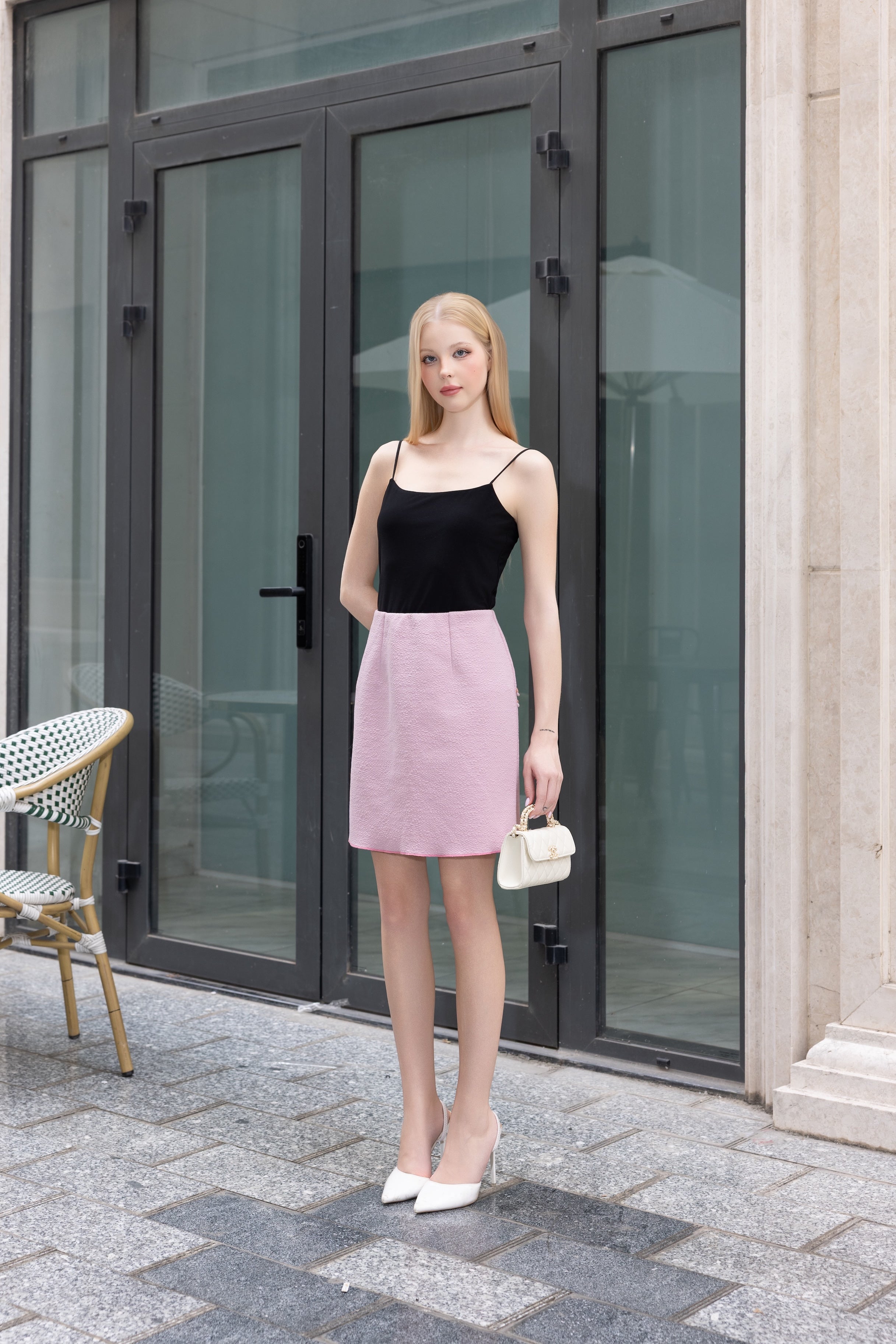 Women’s Textured Mini Skirt