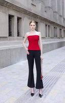 Bandeau long côtelé