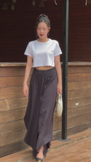 Pantalon large fluide