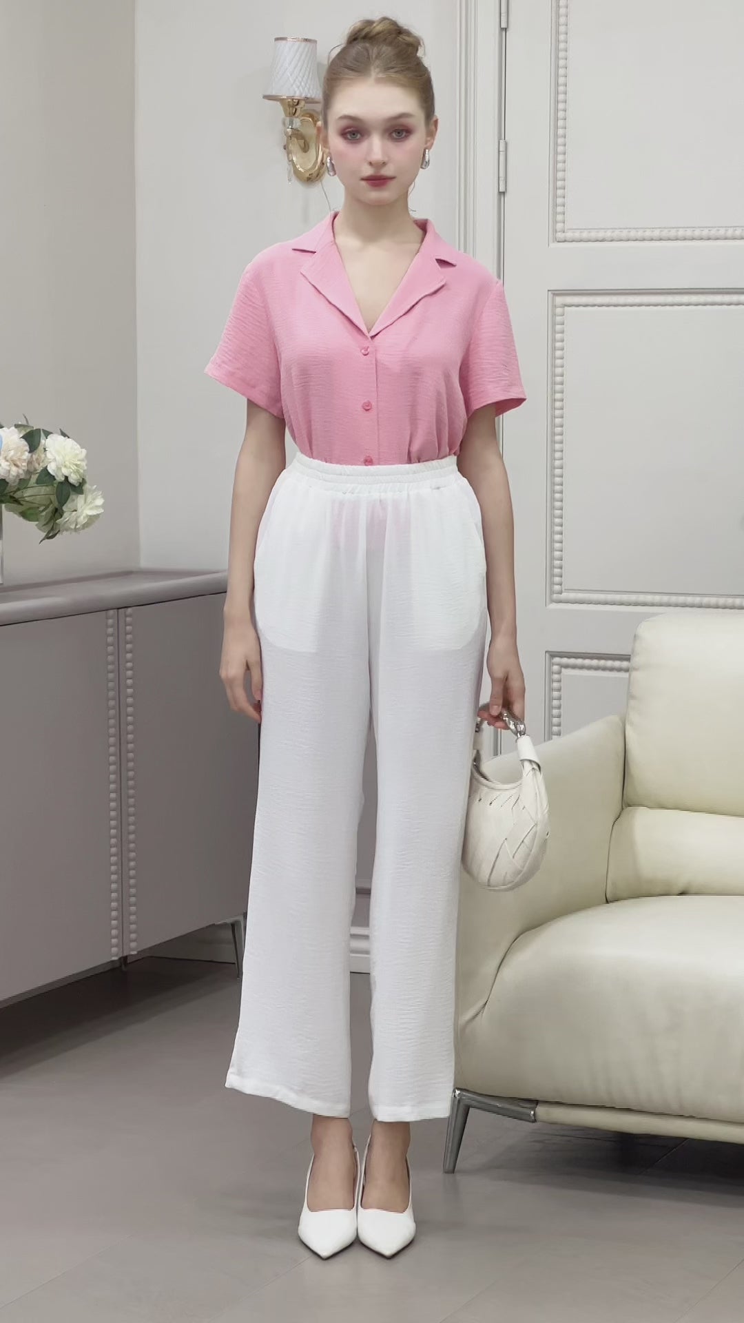 Short Sleeve Pure Shirt