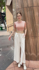 Pantalon large fluide