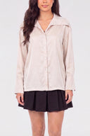 Chemise boutonnée effet satin